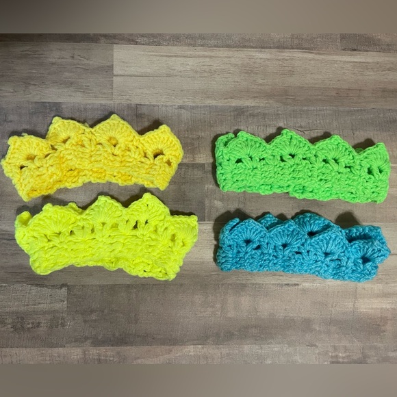 NEW NEVER WORN crochet crown tiara infant newborn baby photo photography prop - Picture 6 of 7